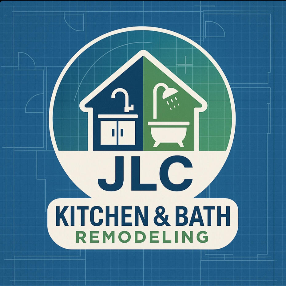 JLC's blue and green kitchen and bath logo